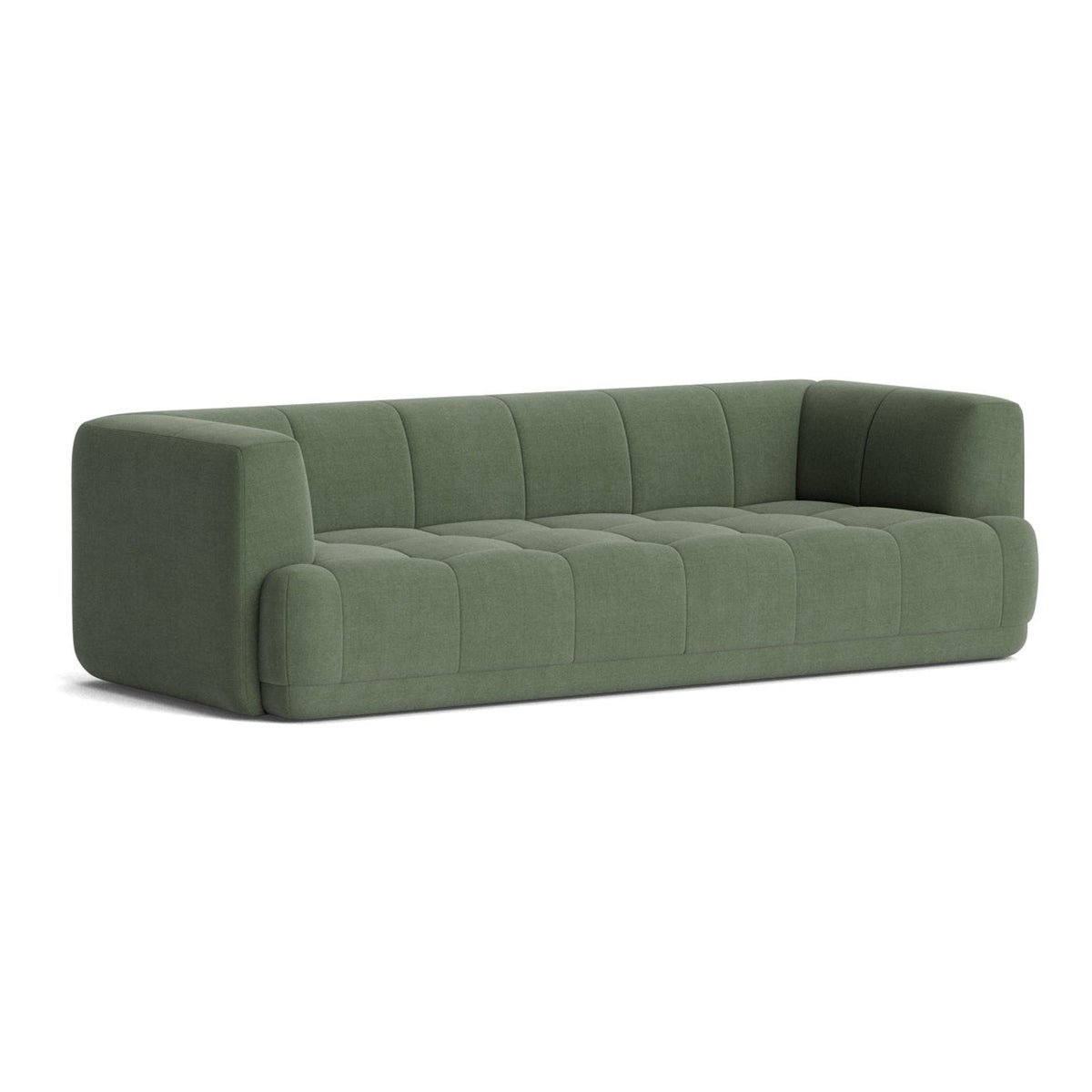 Sofá Quilton 3 plazas · HAY · Linara Green (100)