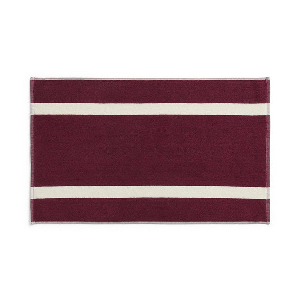 Alfombrilla de baño Stripe · HAY · Burgundy