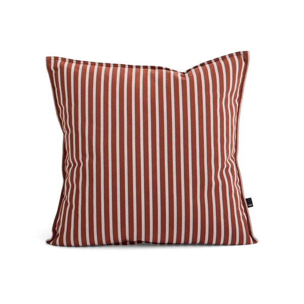 Cojín de exterior Terrazza · HAY · Terracotta Bold Stripe / 50 x 50 cm