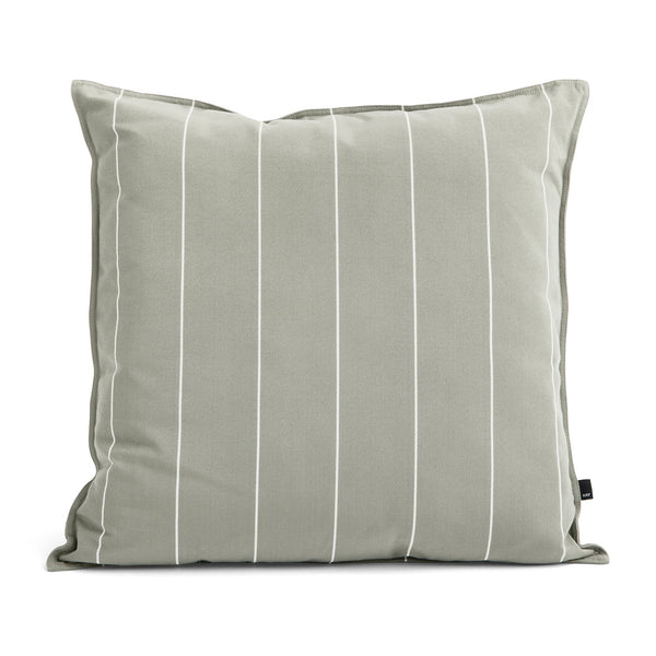 Cojín de exterior Terrazza · HAY · Grey Narrow Stripe / 60 x 60 cm