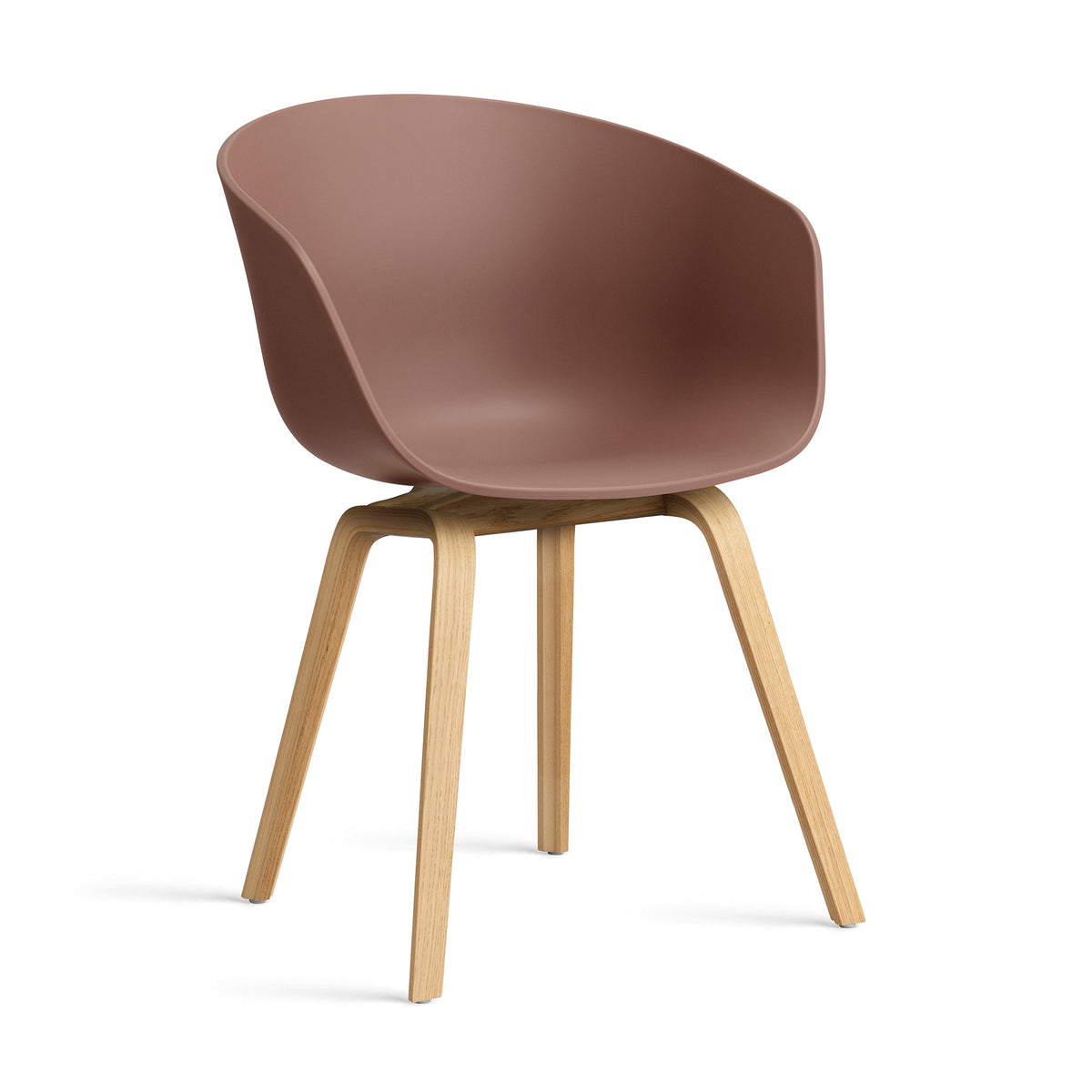 Silla About A Chair AAC 22 · HAY · soft brick 2.0 / Varnished Oak