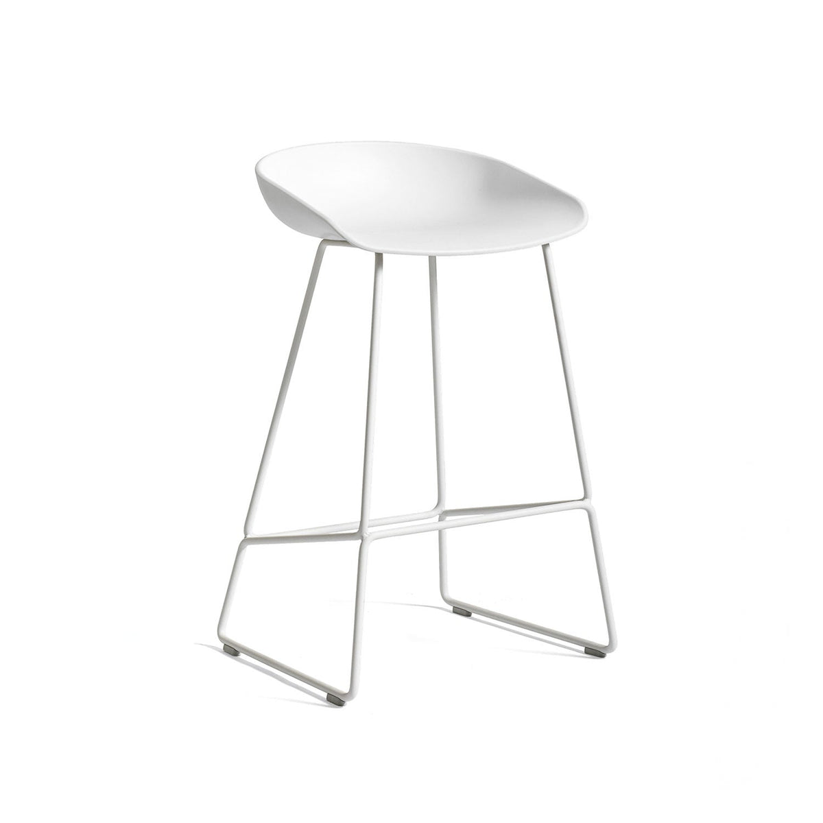 Taburete alto About A Stool AAS 38 · HAY · white 2.0 / H 76 cm / Powder-Coated White