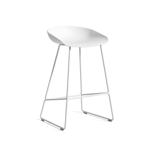 Taburete alto About A Stool AAS 38 · HAY · white 2.0 / H 76 cm / Powder-Coated White
