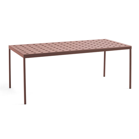 Mesa de comedor Balcony · HAY · Ironred / 190 x 87 cm
