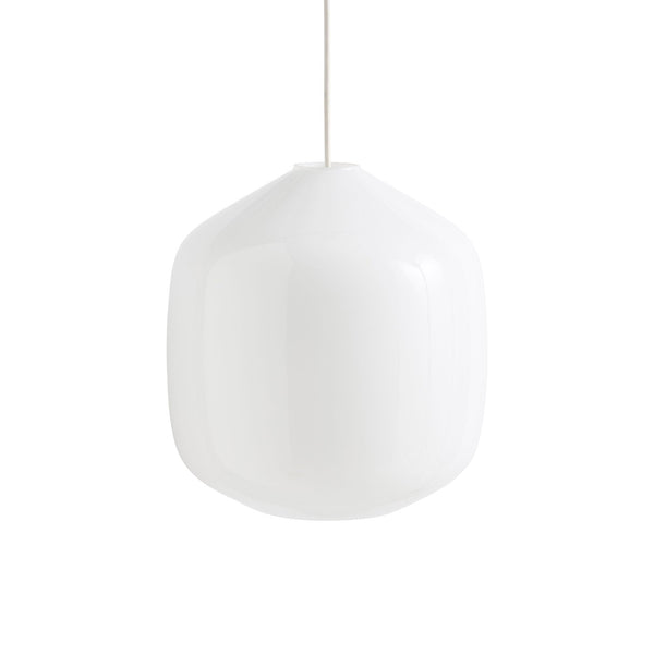 Lámpara colgante Buoy Glass · HAY · Clay White / Ø 30 cm