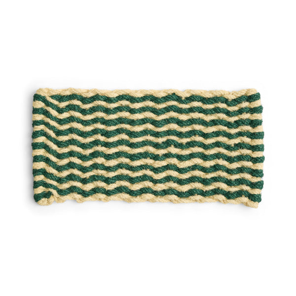 Felpudo Coco · HAY · Dark Green And White