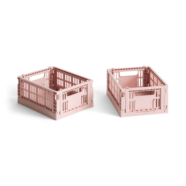 Cesta Colour Crate Mini Recycled · HAY · Blush