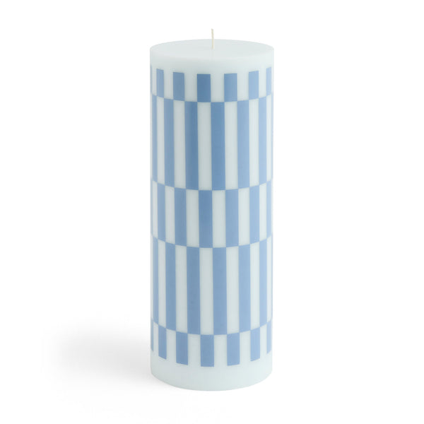 Vela Column · HAY · Light Blue/Dusty Blue Check / L