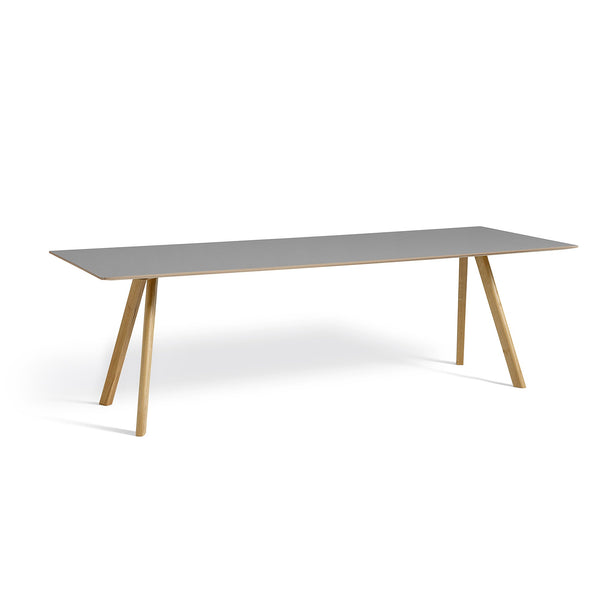 Mesa de comedor Copenhague CPH30 · HAY · Grey / 250 x 90 cm / Varnished Oak