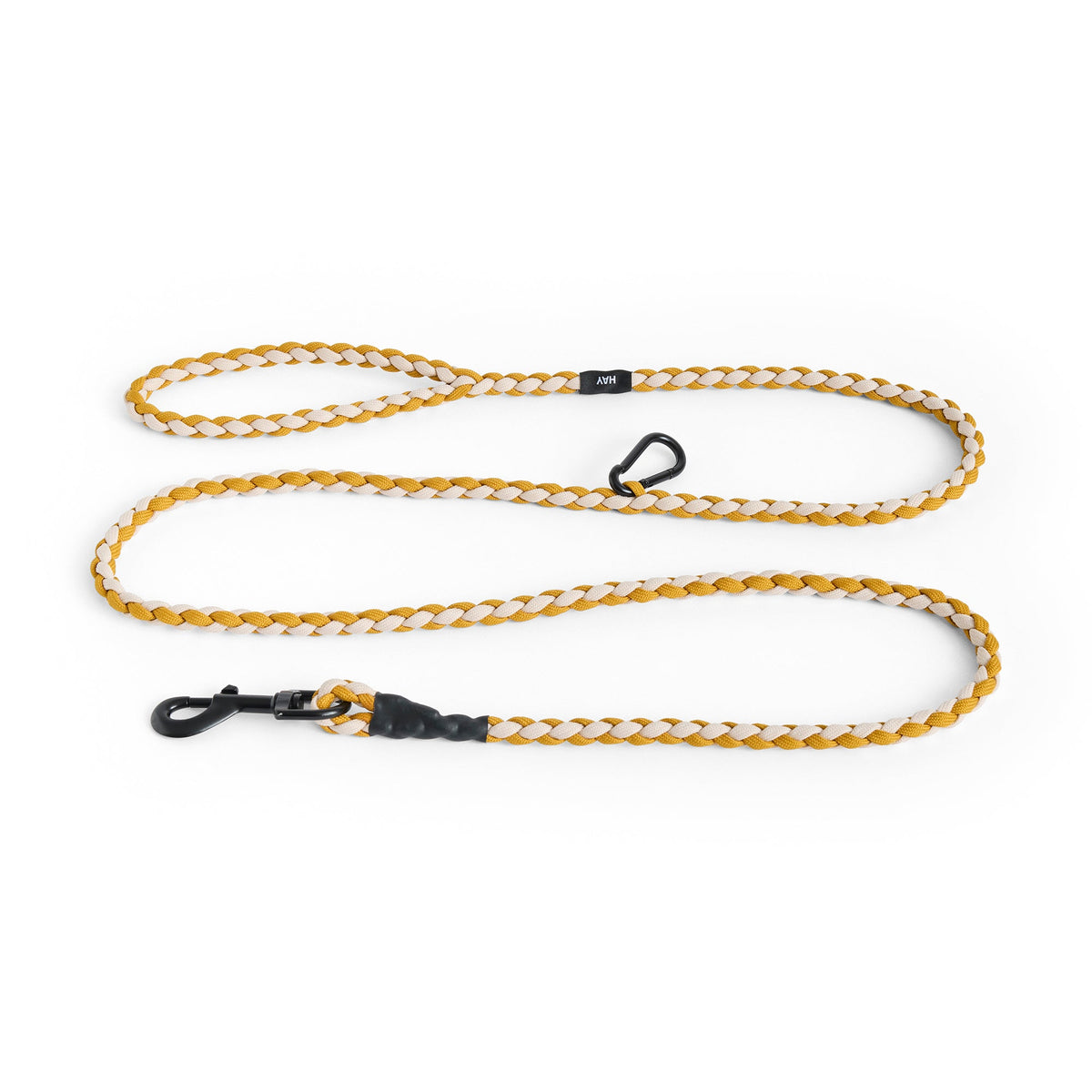 Correa para perro Dogs · HAY · Off-White / Ochre / Adjustable / Braided