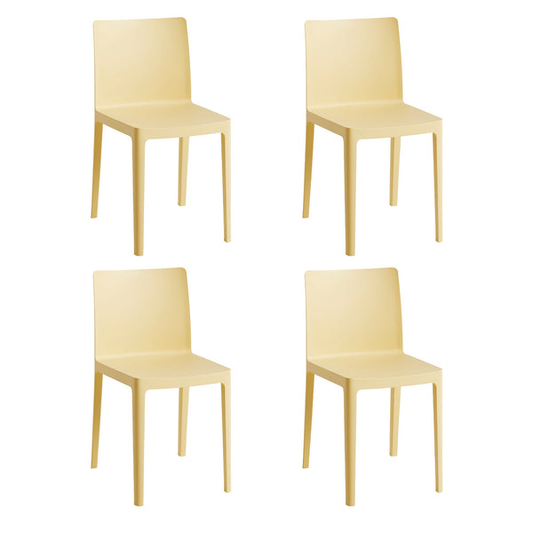 Silla Élémentaire · HAY · Light Yellow / Set of 4