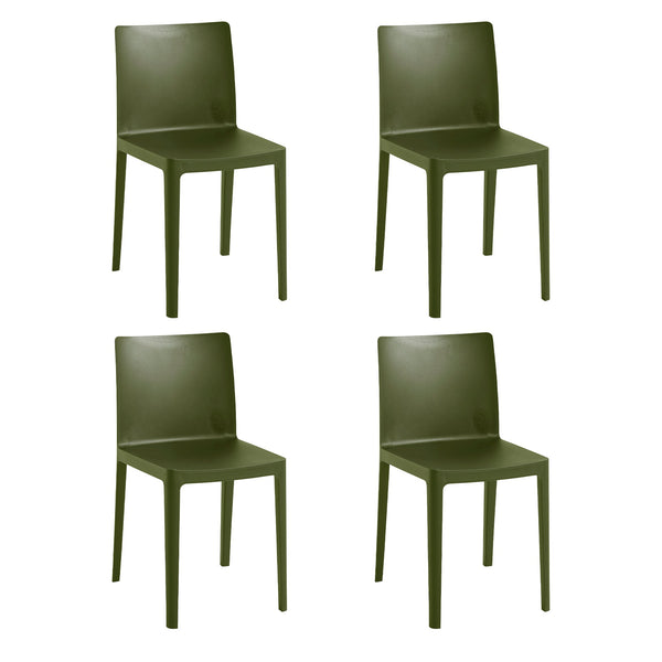 Silla Élémentaire · HAY · Olive / Set of 4