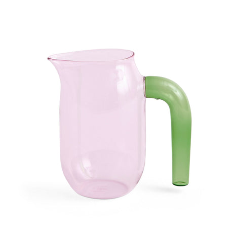 Jarra de vidrio Glass Pitcher · HAY · Pink / S