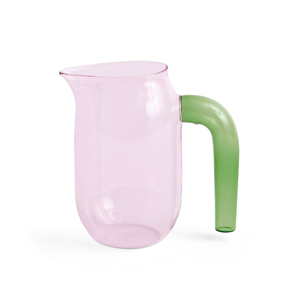Jarra de vidrio Glass Pitcher · HAY · Pink / S