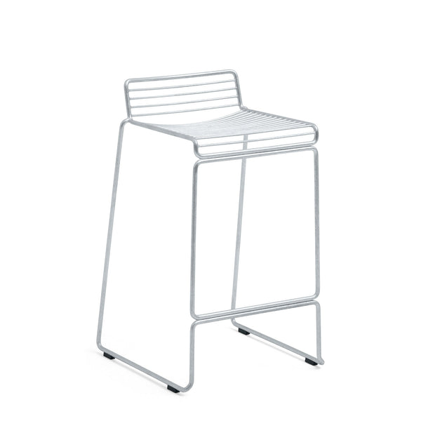 Taburete de bar Hee · HAY · Galvanised / Low