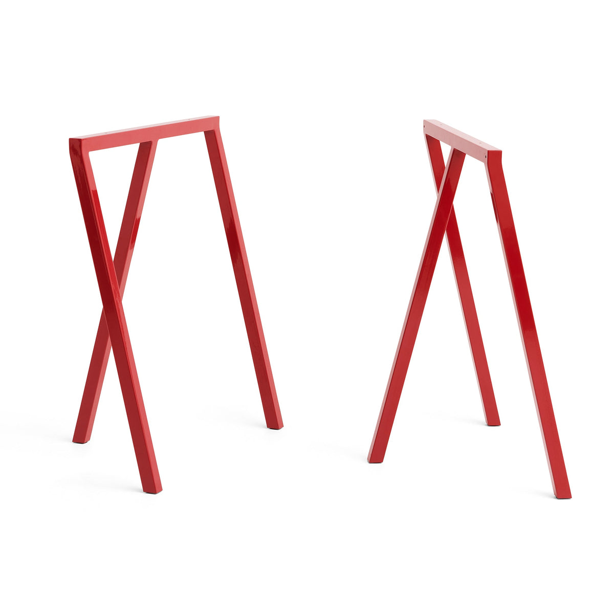 Caballetes Loop Stand Frame · HAY · Maroon / H 72 cm