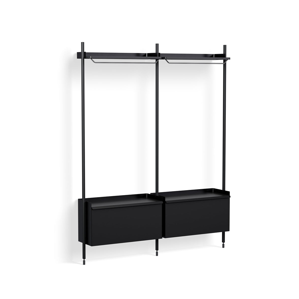 Estantería Pier System · HAY · Black / Pier System 1002