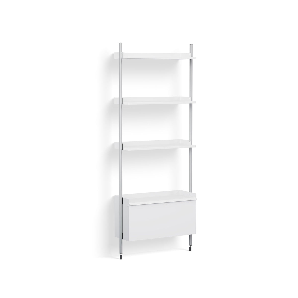 Estantería Pier System · HAY · White/Aluminium / Pier System 131