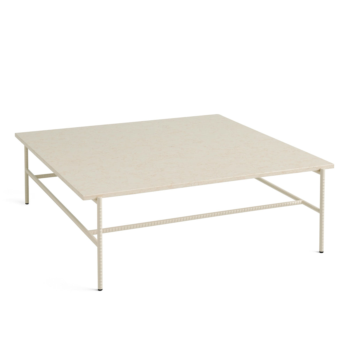 Mesa de centro Rebar · HAY · Alabaster / 100 x 104 cm