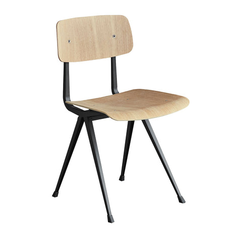 Silla Result · HAY · Oak, Matt Lacquered / Powder-Coated Black