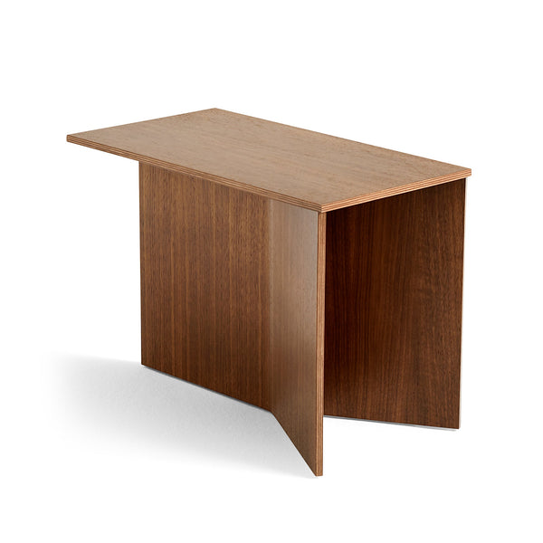 Mesa auxiliar Slit Oblong · HAY · Natural Walnut