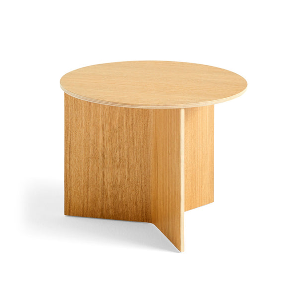 Mesa auxiliar Slit Table Round · HAY · Oak, Natural / Ø 45 x H 35.5 cm