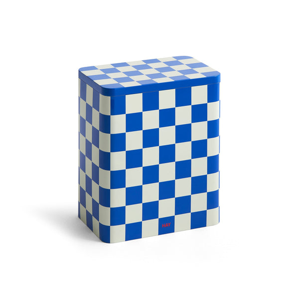 Lata Tin Container · HAY · Blue/Off-White / L