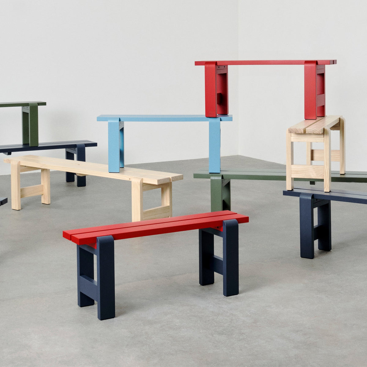 Banco Weekday Duo · HAY · ambiente