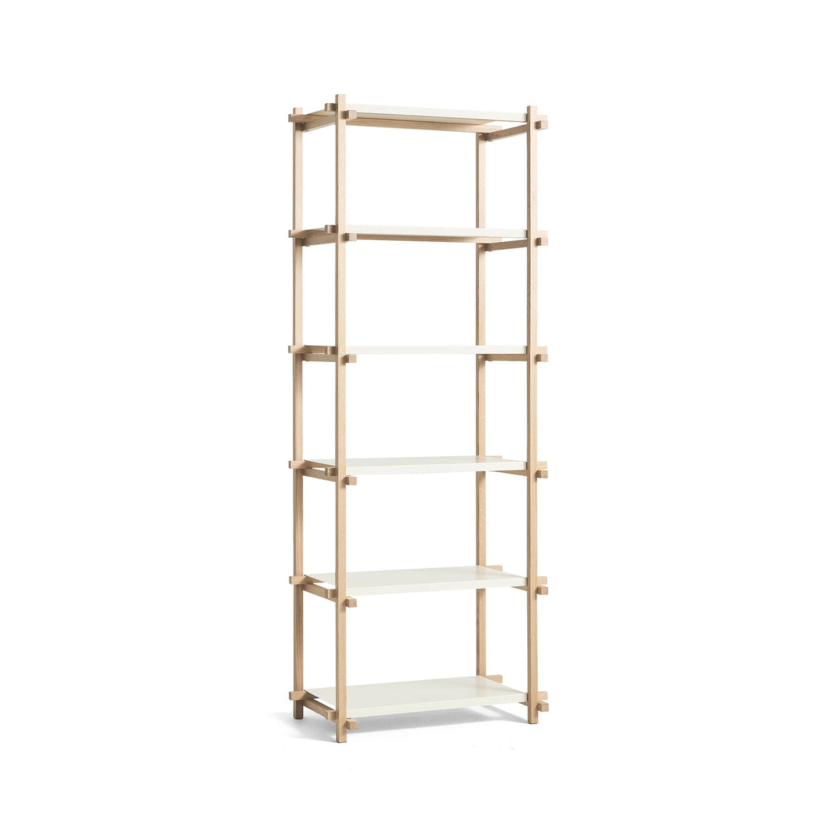 Estantería Woody · HAY · Almond White / Column Height / Soaped Oak