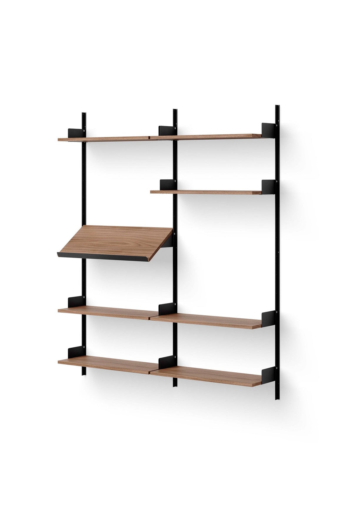Shelving system New Works · New Works Living Walnut / Black