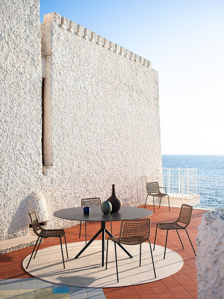 Silla Egao de exterior, vista 2