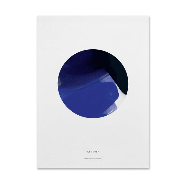 Lámina Blue Moon de Paper Collective