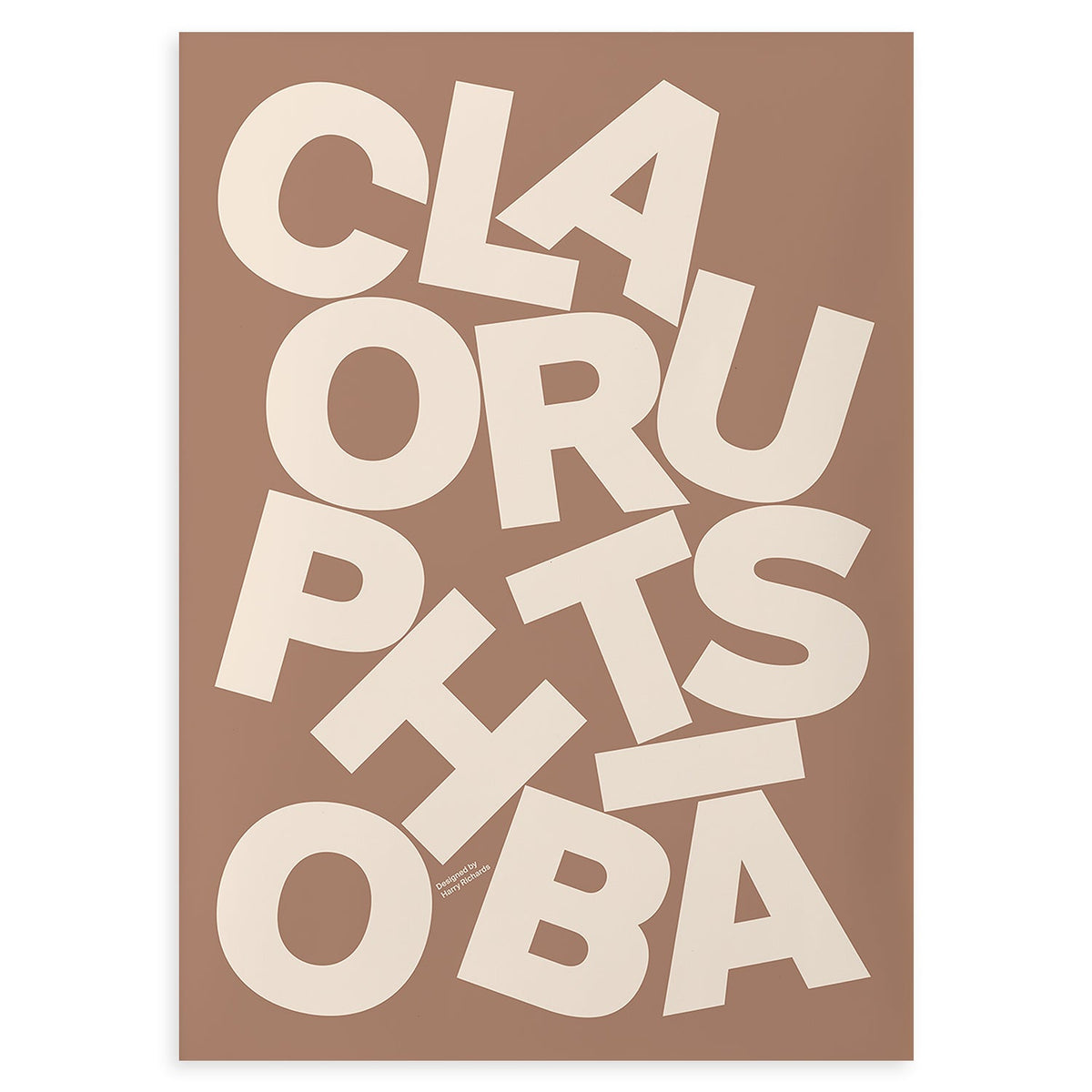 Lámina Claustrophobia de Paper Collective