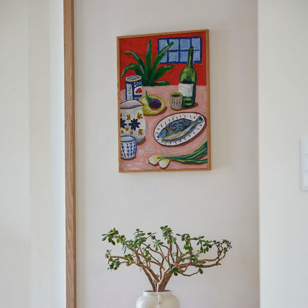 Lámina Composition with Fish de Paper Collective