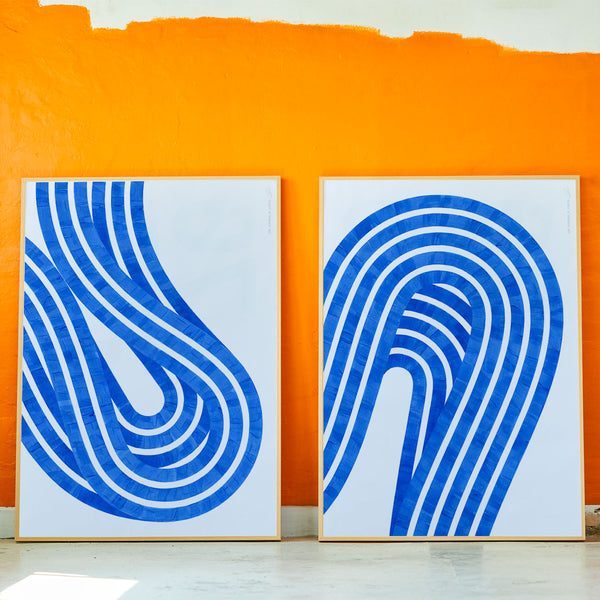 Lámina Entropy Blue de Paper Collective