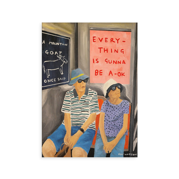 Lámina Everything Is Gunna Be OK de Paper Collective