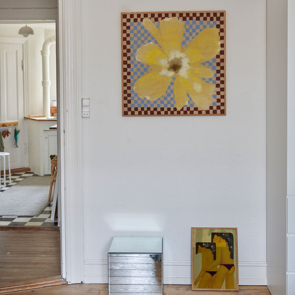 Lámina Flower with Checks de Paper Collective