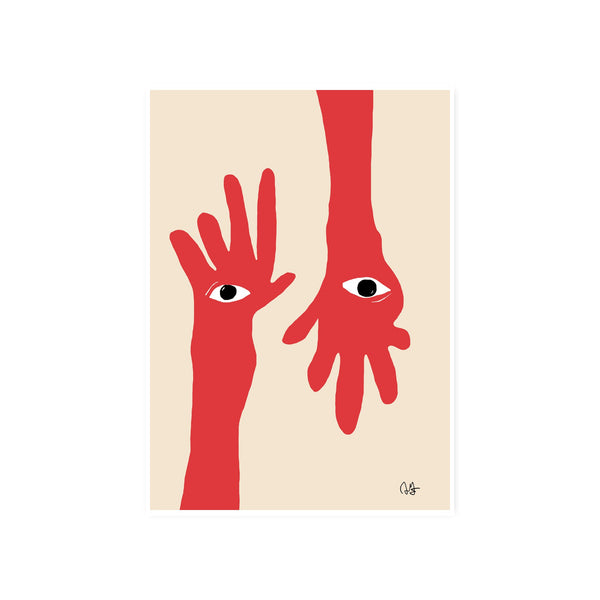 Lámina Hamsa Hands de Paper Collective