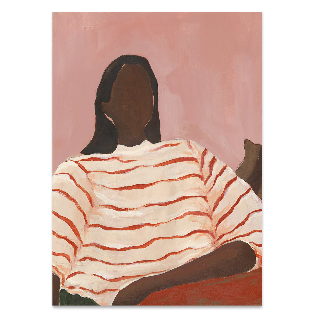 Lámina Red Stripes de Paper Collective