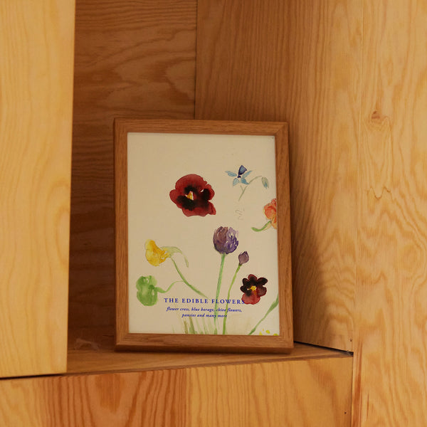 Lámina The Edible Flowers de Paper Collective