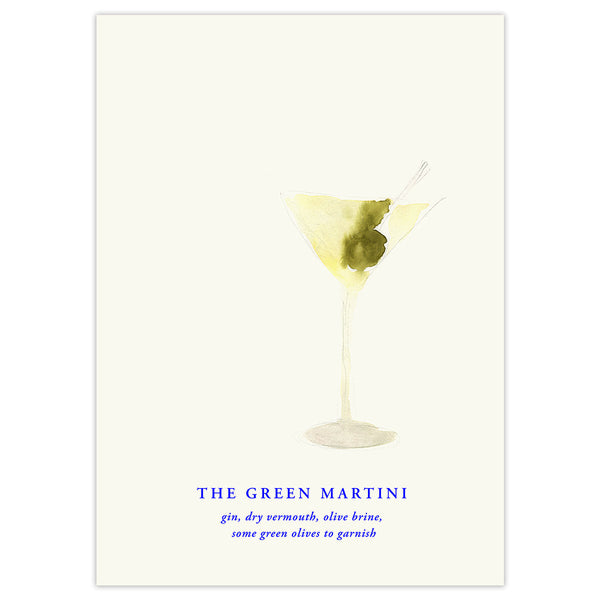 Lámina The Green Martini de Paper Collective