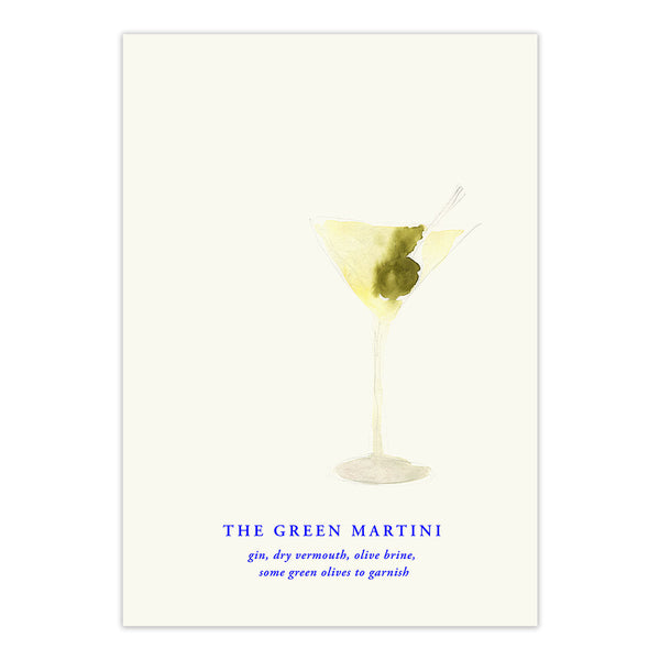 Lámina The Green Martini de Paper Collective