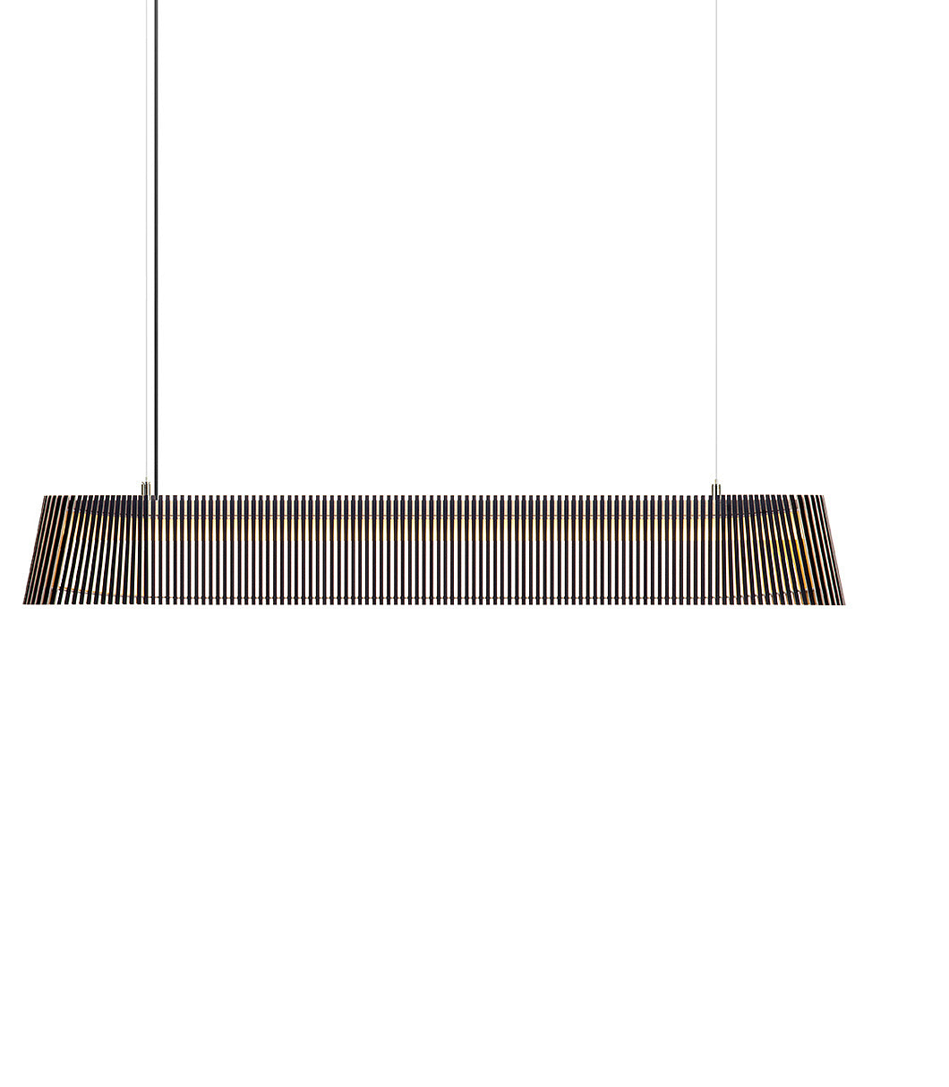 Lámpara colgante Owalo 7000 · Laminado negro