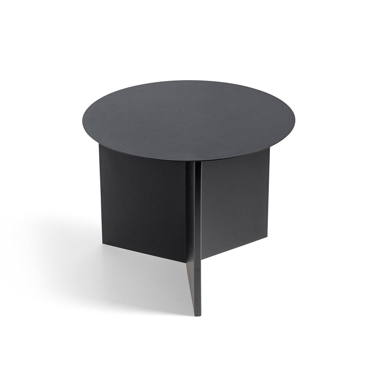 Mesa auxiliar Slit Table Round · HAY · Black / Ø 45 x H 35.5 cm