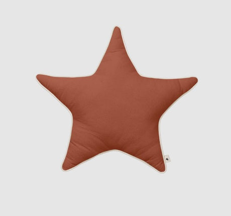 Star Cushion Brown Clay