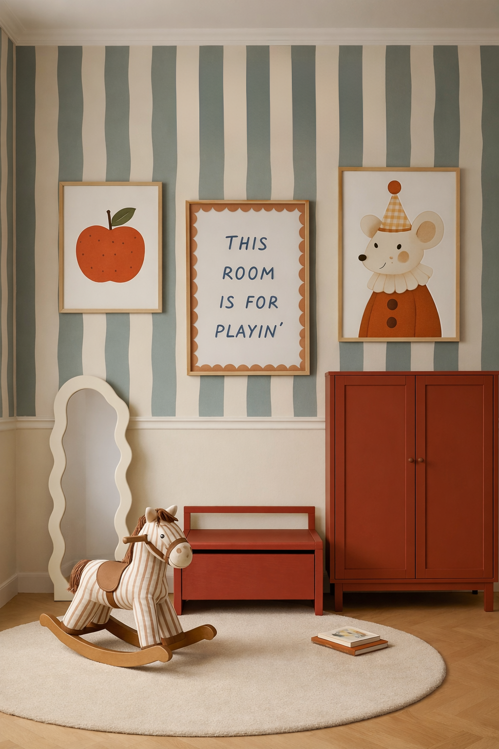 Little Architect Storage Bench Poppy Red