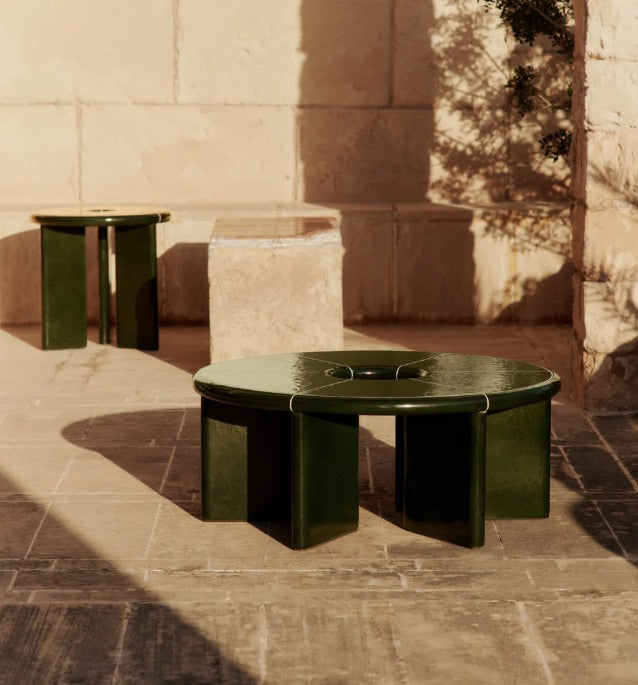 Deya Coffee Table Dark Green