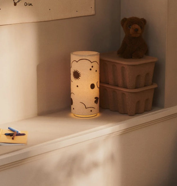 Tischleuchte Skye natur/Bronze · Ferm Living