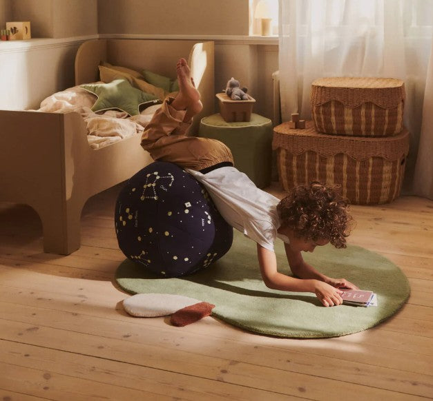 Constellation Pouf Dark Blue