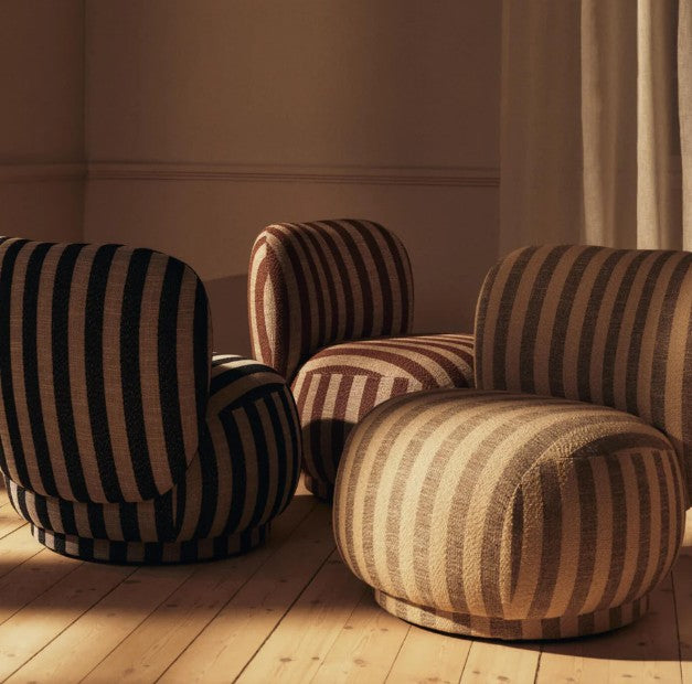 Rico Piccolo Lounge Chair - Louisiana Sand/Chocolate